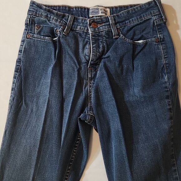 Levi's At Waist Boot Cut Denim Jeans 8 Short - Picture 3 of 9